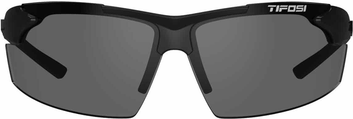 Kính mát thể thao Unisex Tifosi Track - Gọng Gloss Black, Tròng Smoke