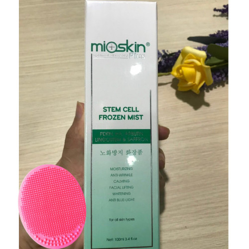 Mioskin Plus - Xịt Dưỡng Tế Bào Gốc Phiên Bản Nâng Cấp, Tặng Kèm Miếng Pad Rửa Mặt Màu Ngẫu Nhiên