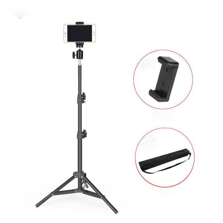 Cây kẹp điện thoại chân máy ảnh máy quay livestream tiktok tăng giảm được chiều cao có kèm kẹp điện thoại 3H05