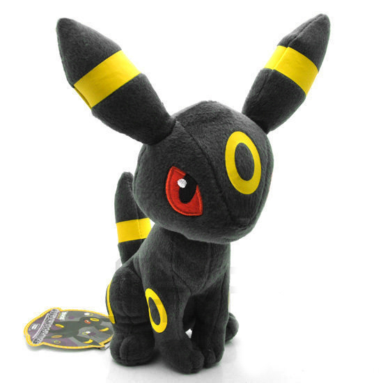 Gấu bông pokemon Eevee (eevui) bóng đêm mèo Umbreon (20cm---&gt;35cm) nguyên tem nguyên tag xịn mịn đẹp hàng cao cấp, an toàn cho trẻ nhỏ