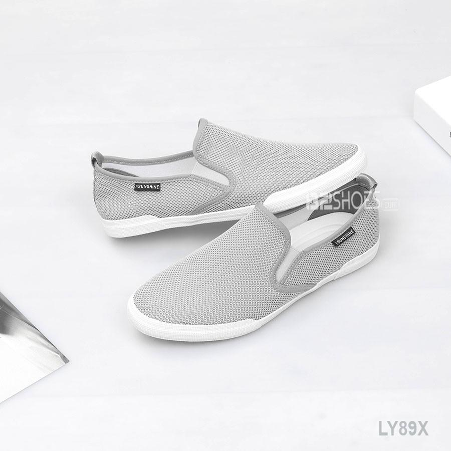 Giày lười nam - Slip on nam vải - Mã LY89X