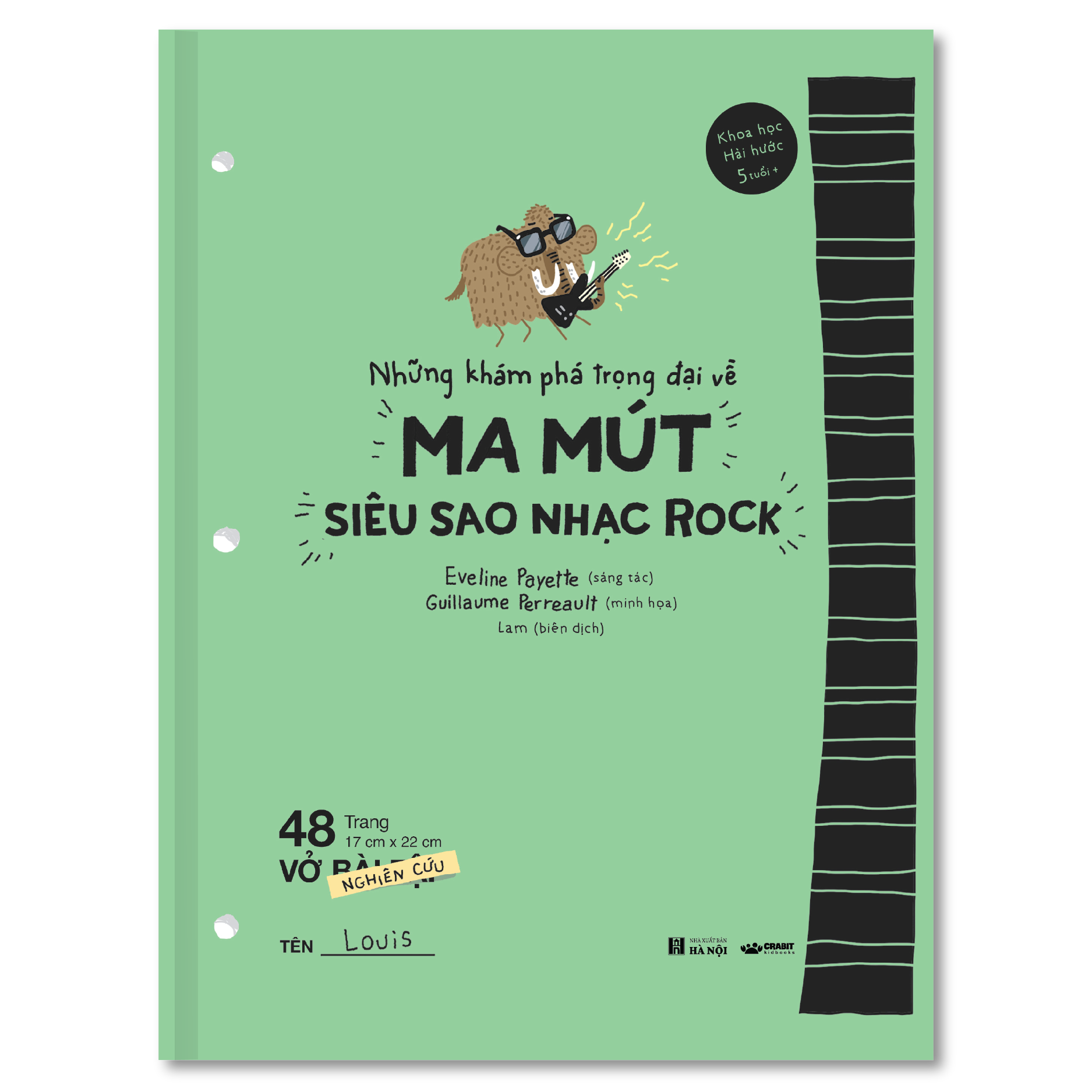 Những khám phá trọng đại về Ma mút siêu sao nhạc rock - Sách khoa học