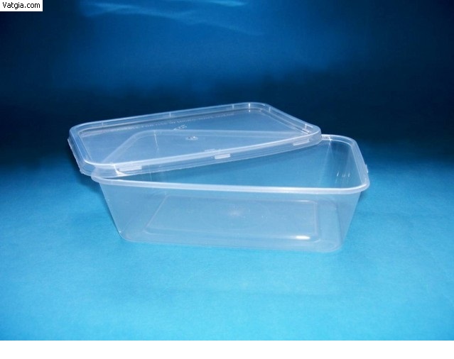 Bộ 10 hộp nhựa vuông 500ml đựng thực phẩm bảo quản trong tủ lạnh, đựng kimchi-Song Long