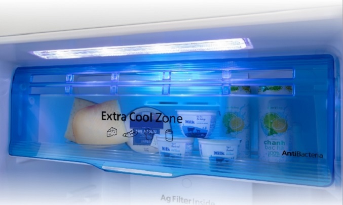 Tủ lạnh Panasonic Inverter 366 lít NR-TL381GPKV - ngăn Extra Cool Zone