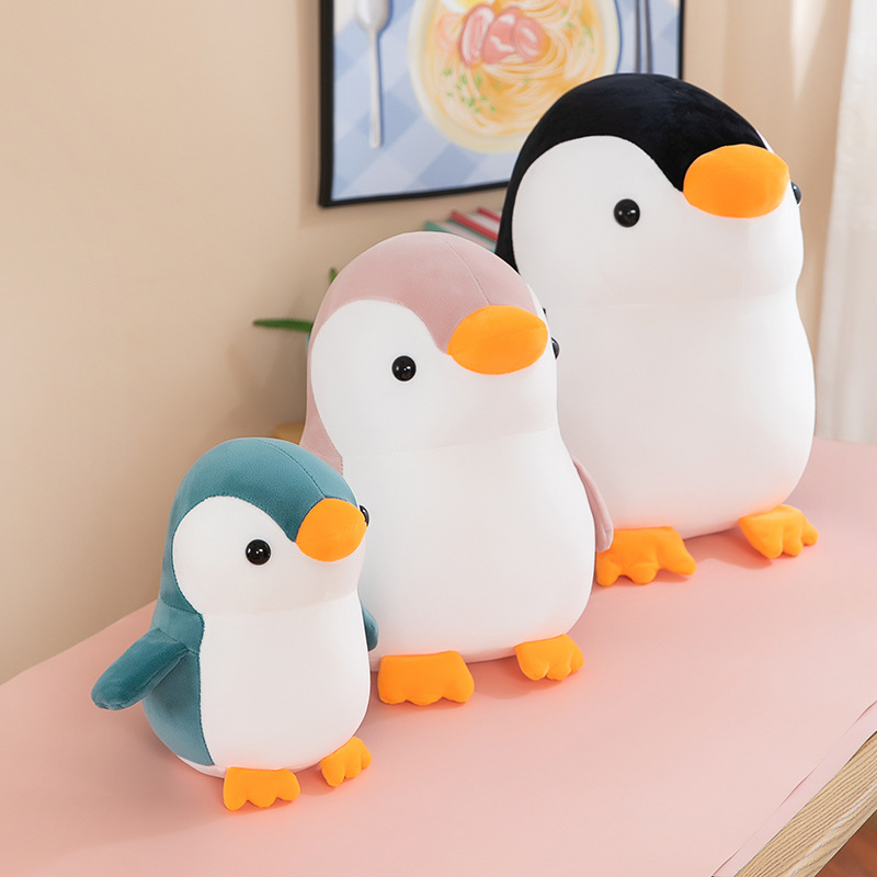 Gấu Bông Chim Cánh Cụt Mập Mềm Mịn Dễ Thương Mẫu Mới (25cm---&gt;45cm) Vải Miniso 4 Chiều Co Giãn Êm Ái, Hàng Cao Cấp An Toàn Cho Trẻ Nhỏ