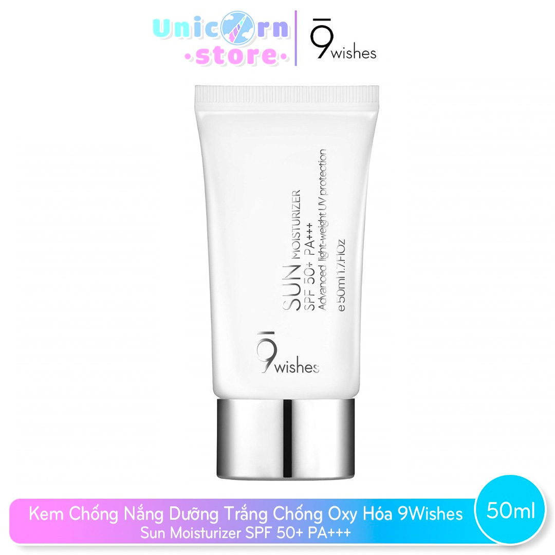 Kem chống nắng 9 Wishes Sun Moisturizer SPF 50+ PA+++ (50ml)