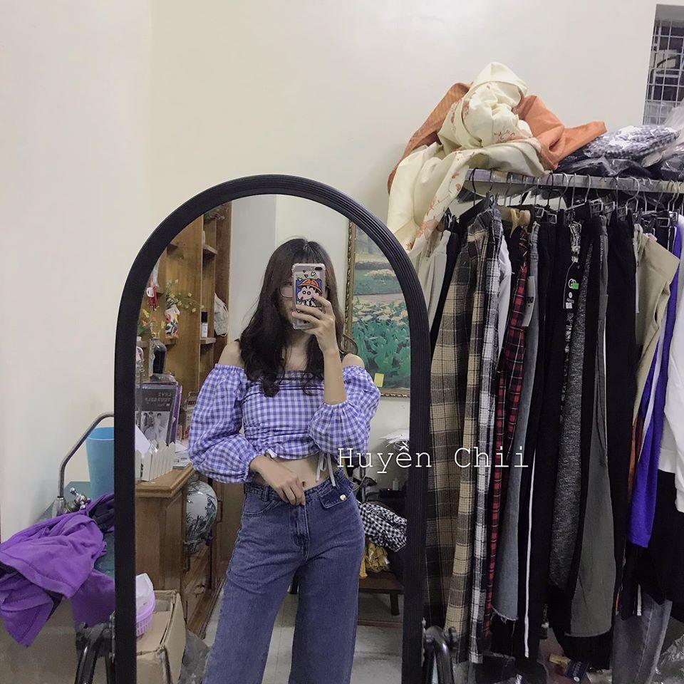 Croptop rút dây nhiều màu