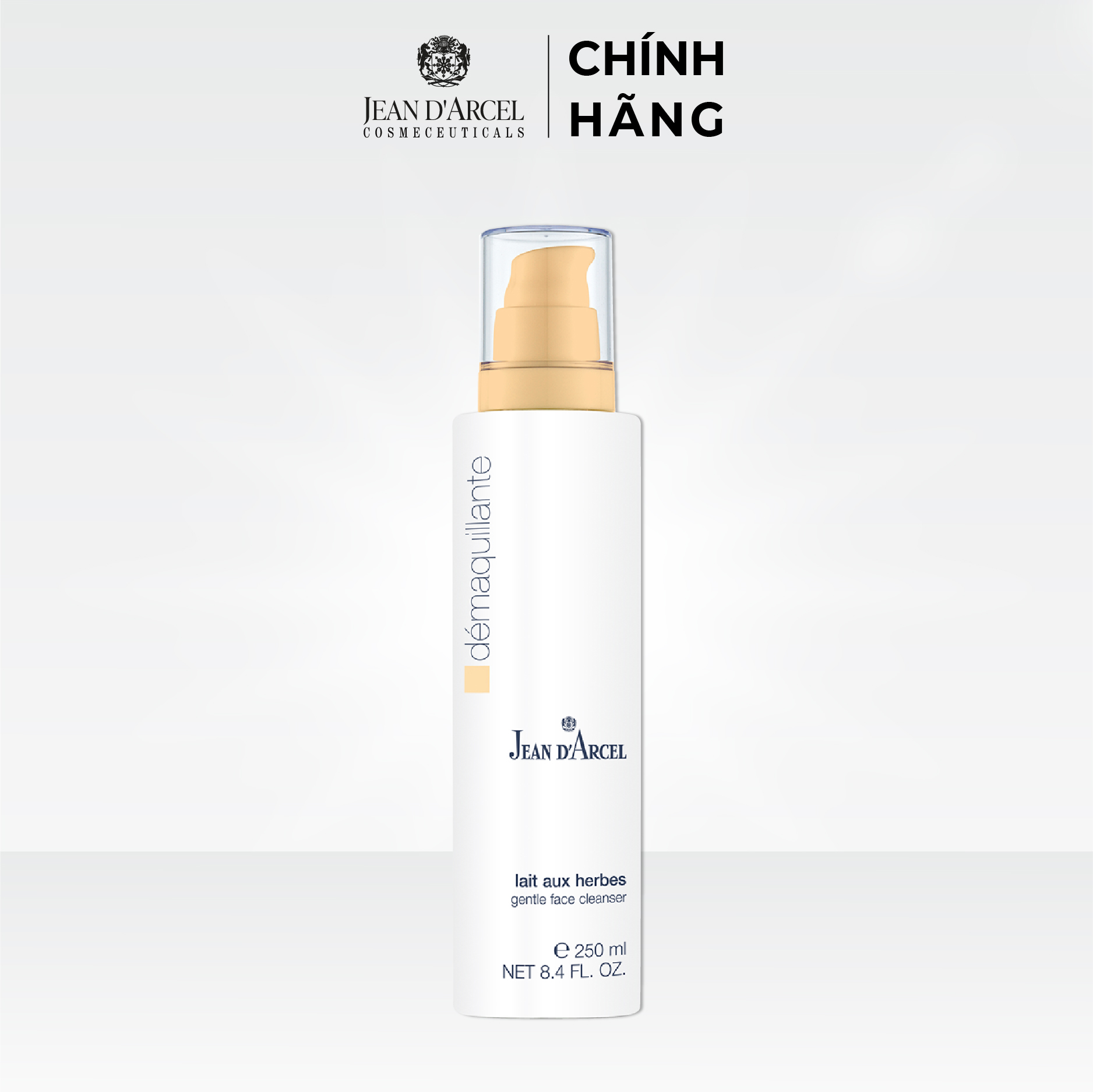 J05 Sữa rửa mặt cho da khô va da nhạy cảm Demarquillante - Gentle Face Cleanser 250ml - Jean d'Arcel