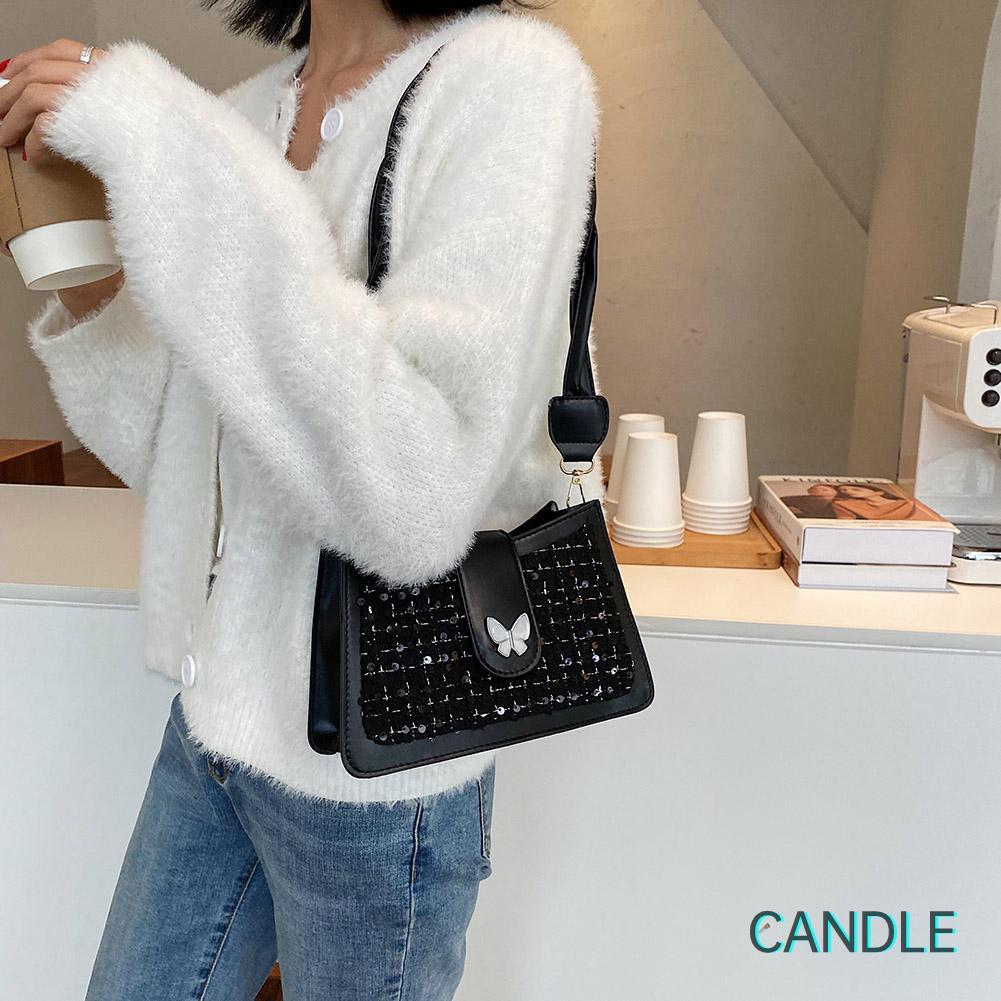 Túi Đeo Chéo Đính Kim Sa Lấp Lánh Sang Trọng