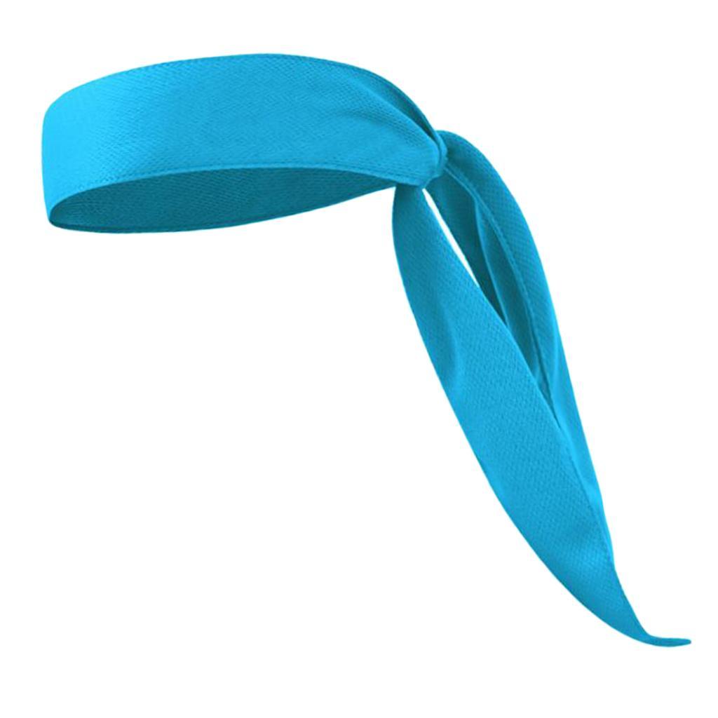 2-3pack Men Women Sports Headband Tennis Running Fitness Sweatband Hairband blue