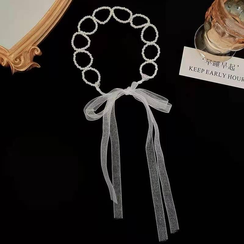 Băng Đô Cài Tóc Phối Ngọc Hàn Quốc 2 Tác Dụng Xinh Xắn Mainia Shop