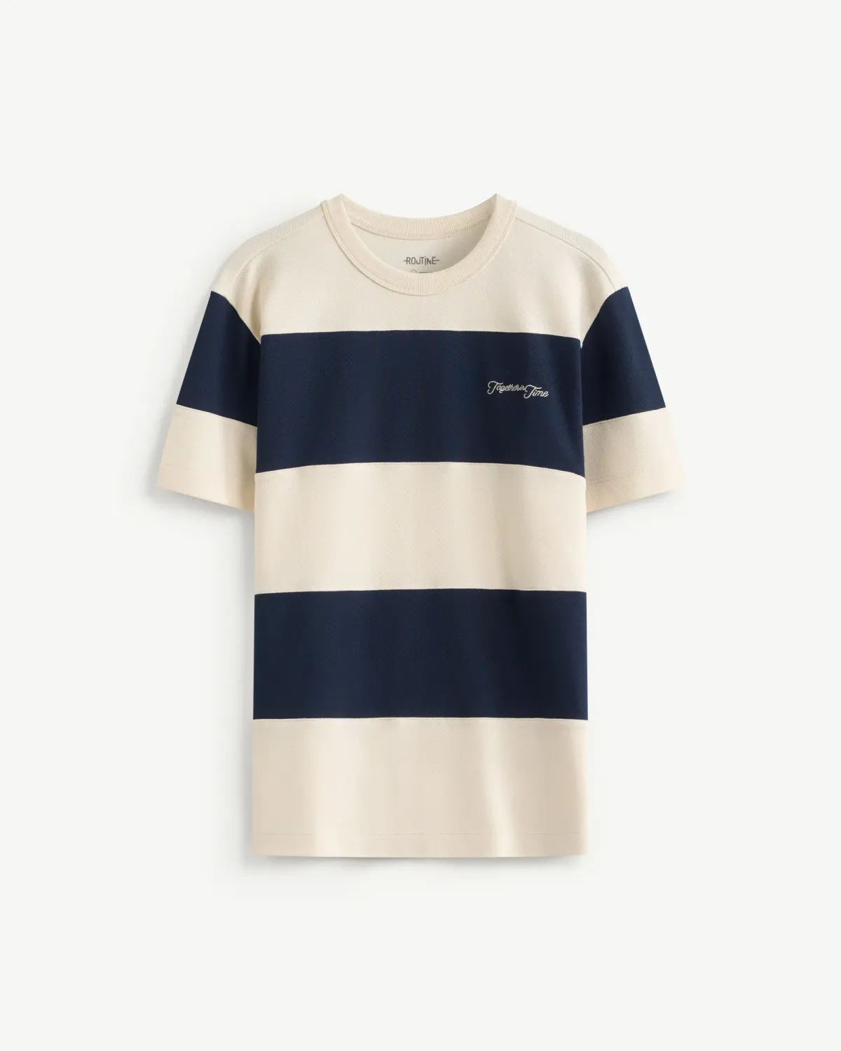 Áo thun tay ngắn nam sọc ngang Form Regular - RT 10S25TSS025 | ROUTINE CÀ MAU