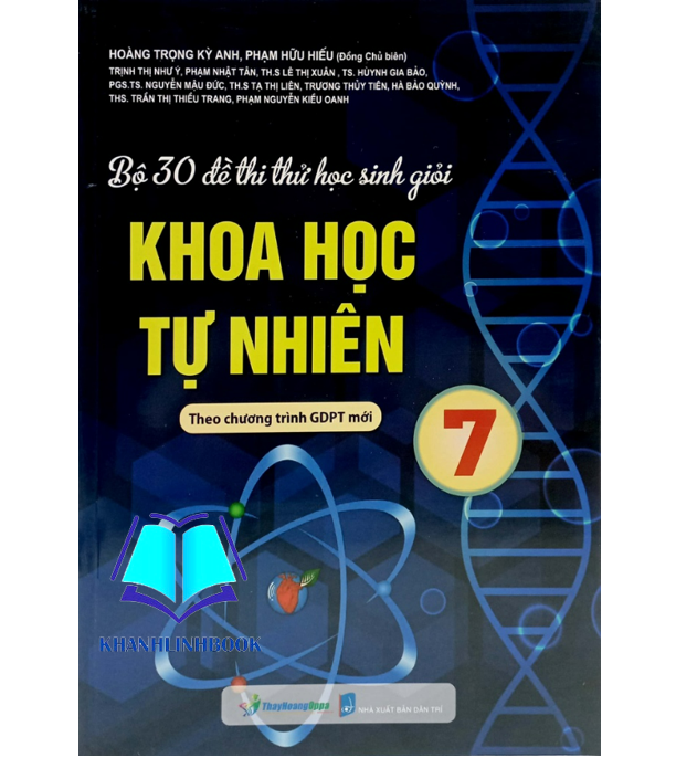 Sách Bộ 30 Đề Thi Thử Học Sinh Giỏi Khoa Học Tự Nhiên 7