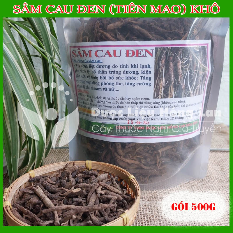 500g Sâm Cau Đen chuẩn rừng loại 1 khô sạch