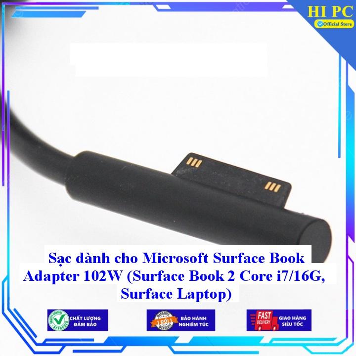 Sạc dành cho Microsoft Surface Book Adapter 102W  - Kèm Dây nguồn - Hàng Nhập Khẩu