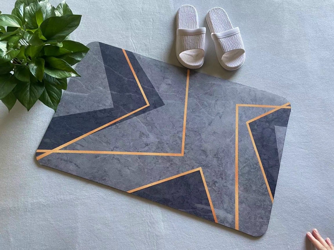 THẢM SILICON HÌNH HOA VĂN SANG TRỌNG LOẠI 1 THẤM HÚT TỐT CHỐNG TRƠN TRƯỢT