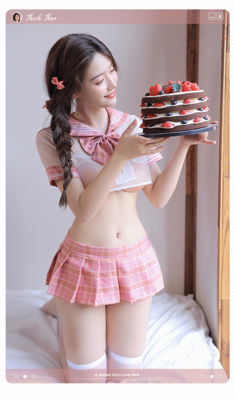 Bộ Cosplay Đồng Phục Nữ Sinh Gợi Cảm (Không kèm tất) - B.Lingerie