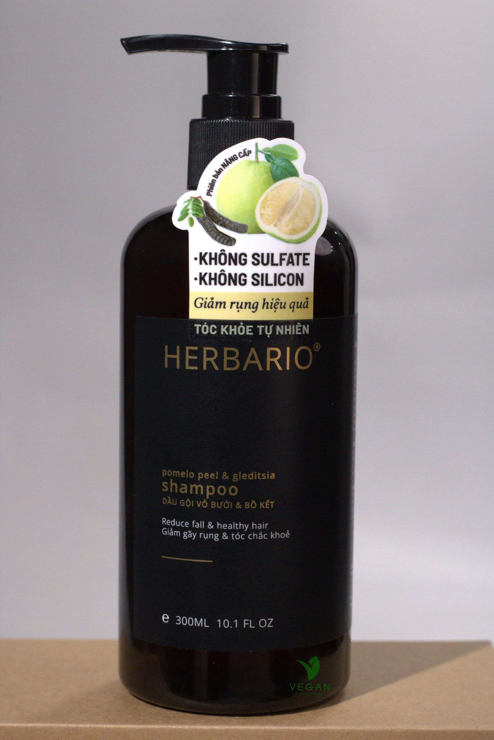 Bản Nâng Cấp - Dầu gội vỏ bưởi & bồ kết 300ml không sulfate không silicon