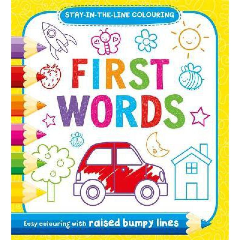 Sách tô màu Bumpy Colouring: First Words