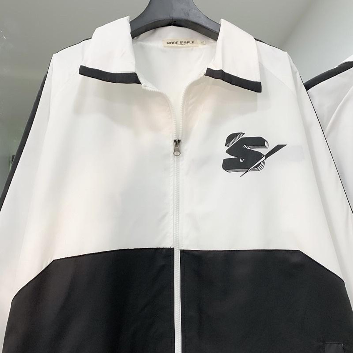 Áo Khoác Jacket Form Rộng SWEEDER Vải Dù Trượt Nước Ulzzang màu TRẮNG Nam nữ unisex,  Áo khoác form rộng, Áo khoác dù SWEEDER 2 lóp jacket unisex - Áo khoác Ullzang Basic có form rộng XL