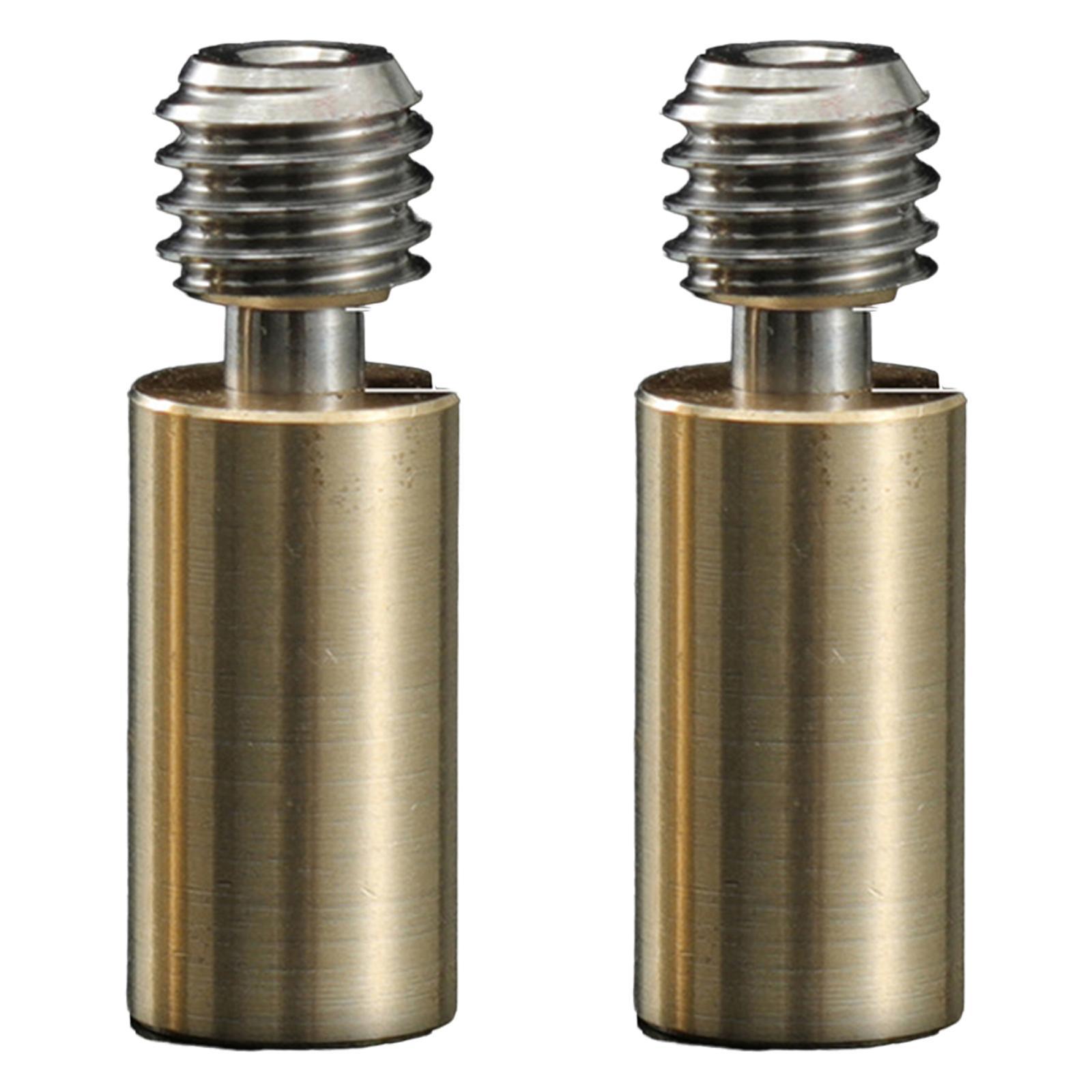 2 Pieces 3D Printer Bi Heatbreak Replace Spare Parts Extruder Printer Throat