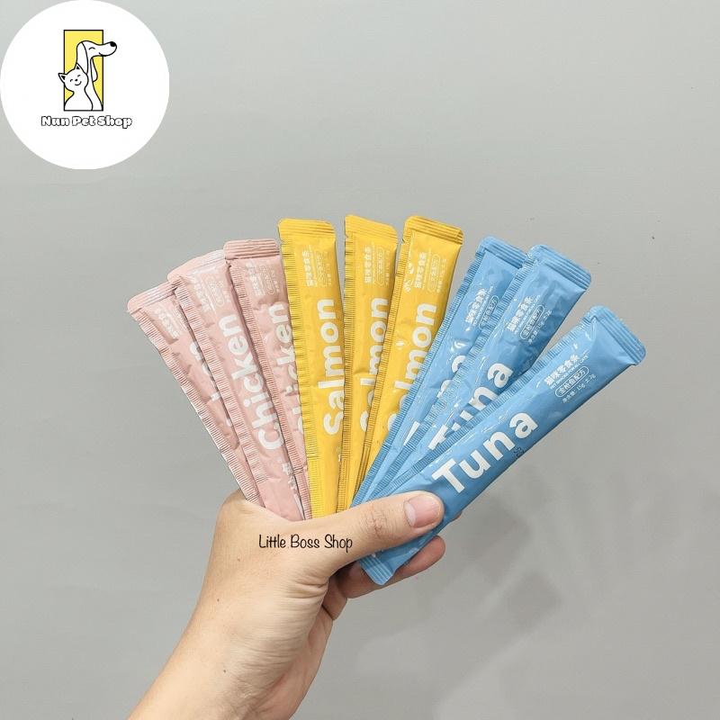 Súp pate thưởng cho mèo với 3 hương vị hấp dẫn