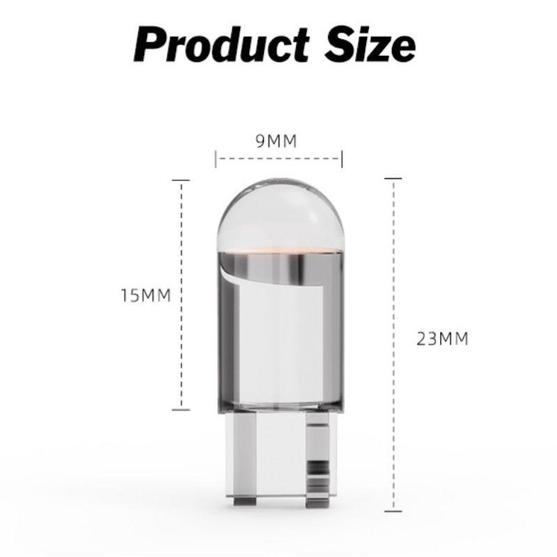 1 bóng đèn LED T10 W5W WY5W 168 501 2825 COB cho xe hơi