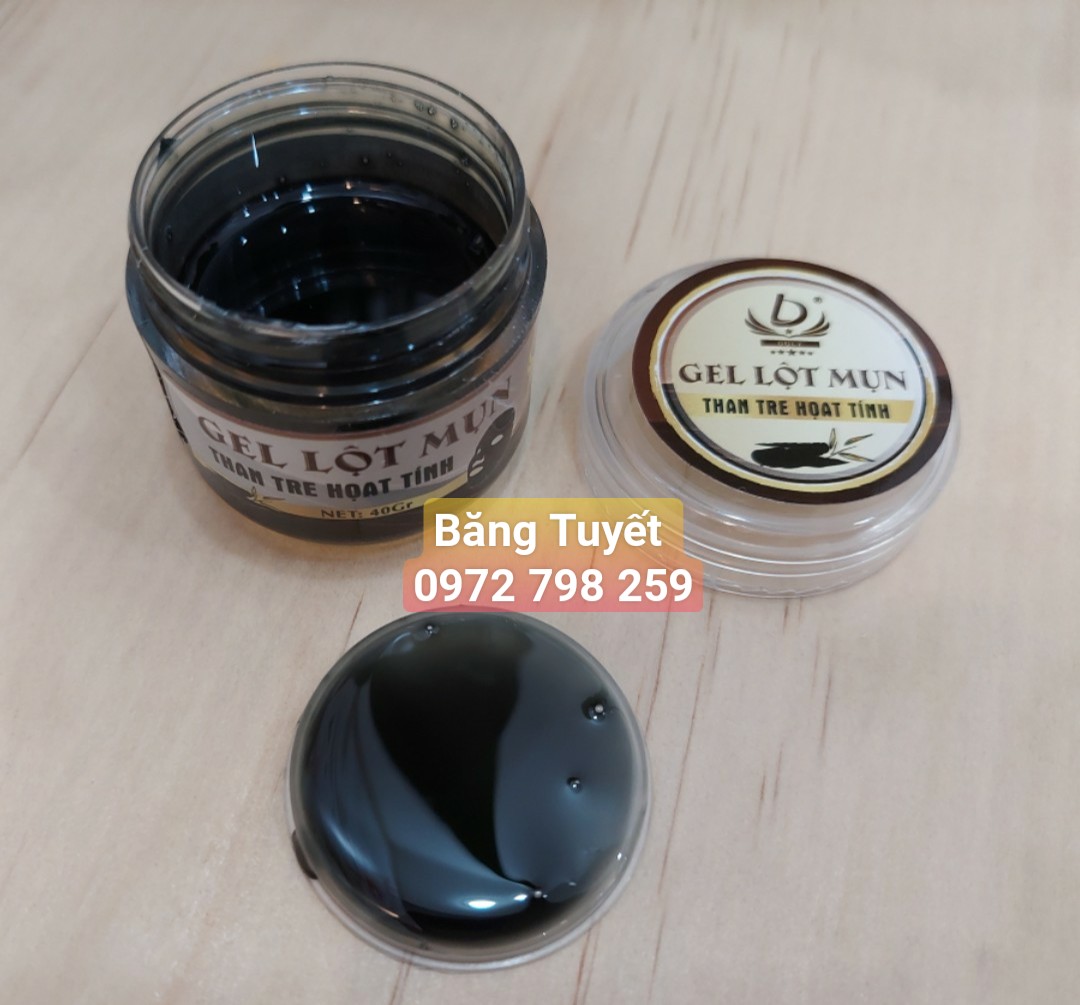 Gel lột mụn than tre hoạt tính 40g gel hut mụn keo lột mụn cám , mụn đầu đen