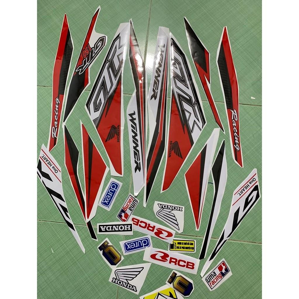 Tem winner 150 GTR đỏ đen cao cấp