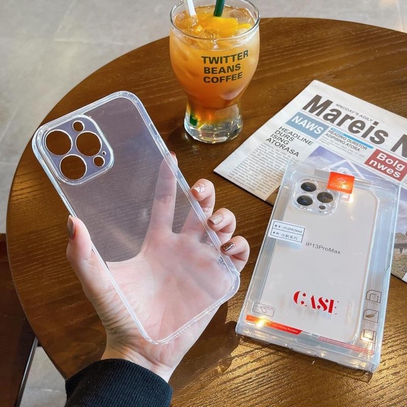Ốp Dẻo - Trong suốt - Chống Ố Vàng Design cho iPhon 13/13 Pro/13Promax/14/14PLUS/14PRO/14PROMAX