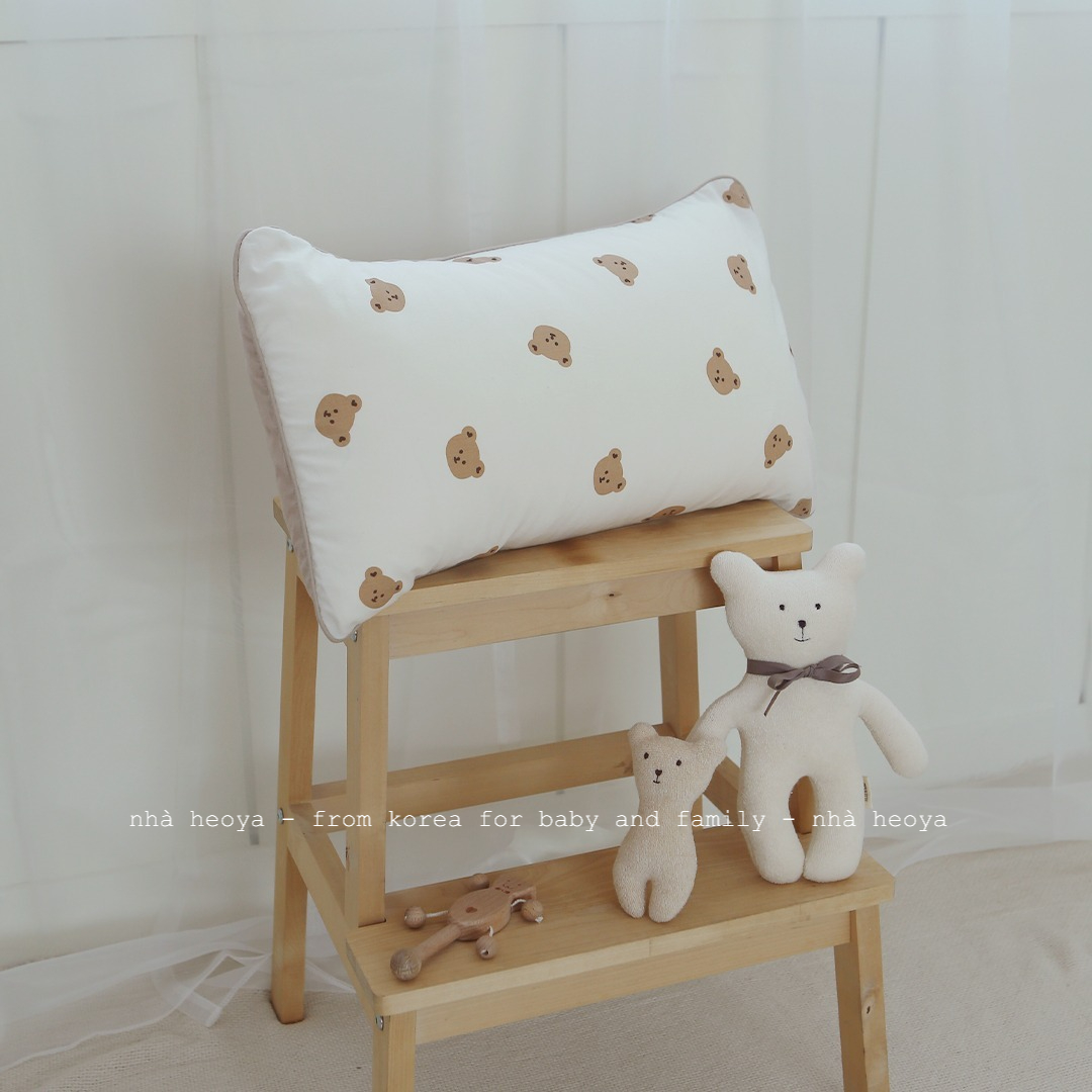 GỐI DOTTODOT MALOLOTTE KÈM RUỘT QUILTING THÊU HANDMADE HÀN QUỐC CHO BÉ