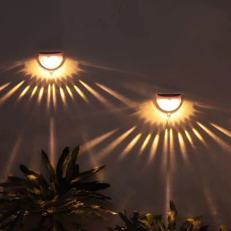 Đèn Trang Trí Năng Lượng Mặt Trời Gắn Tường, 6 Hạt Đèn LED, Ánh Sáng Mạnh - DA3030