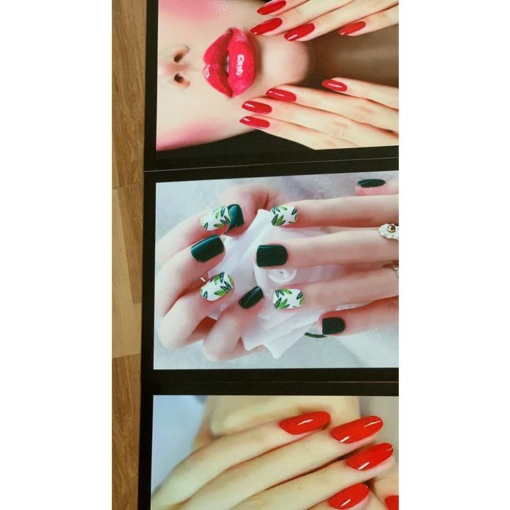 Tranh trang trí cửa hàng nail - spa -thẩm mỹ