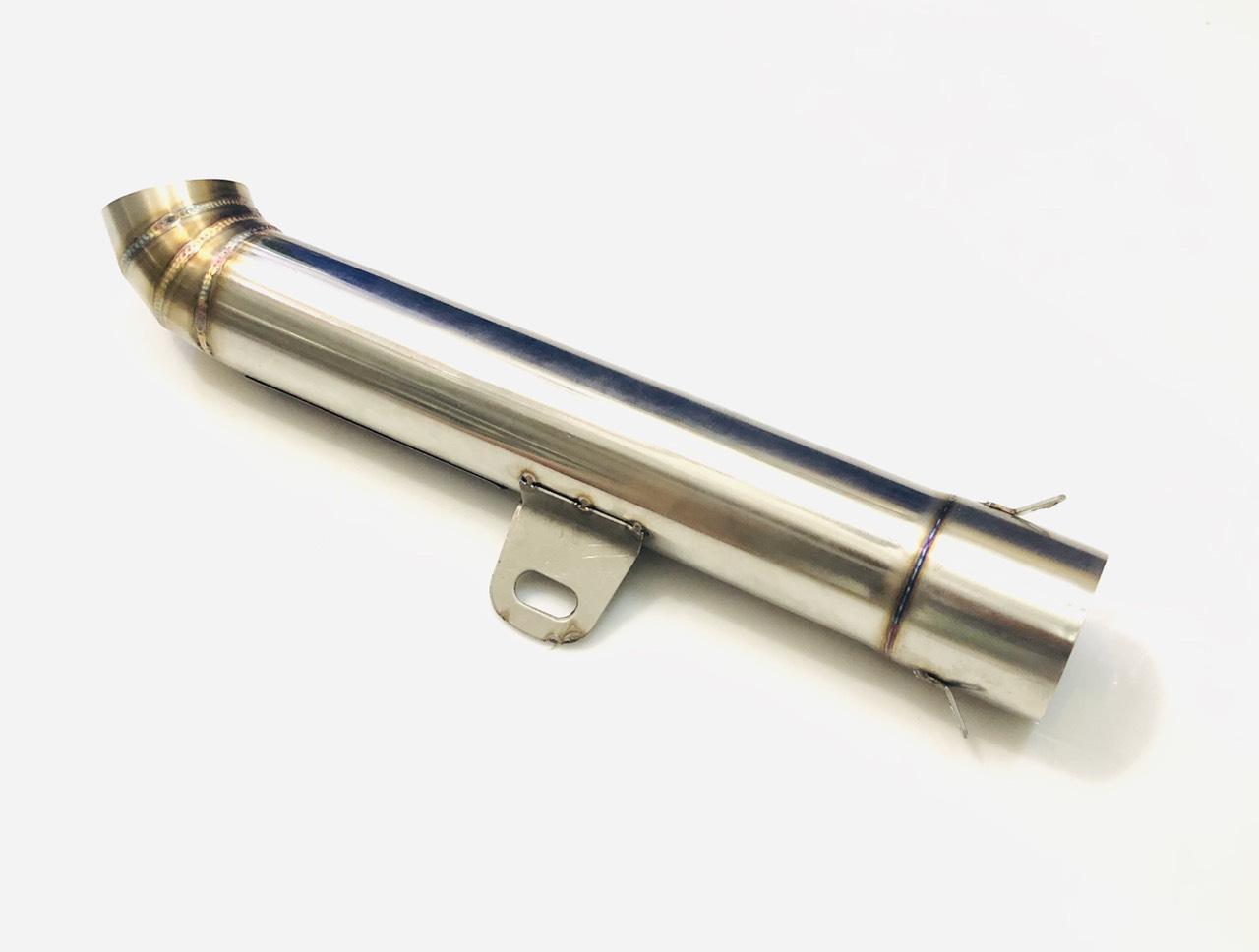 Lon pô inox không nỉ dành cho xe máy