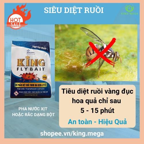 Diệt ruồi cánh bướm - Siêu hiệu quả diệt ruồi nhanh - An toàn tuyệt đối -King Fly Bait