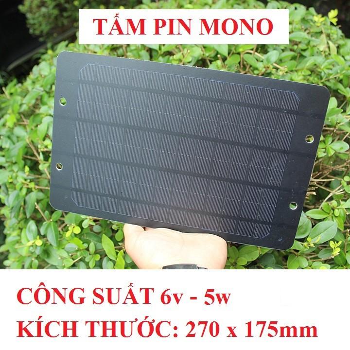 Tấm pin MONO năng lượng mặt trời 6v-5w