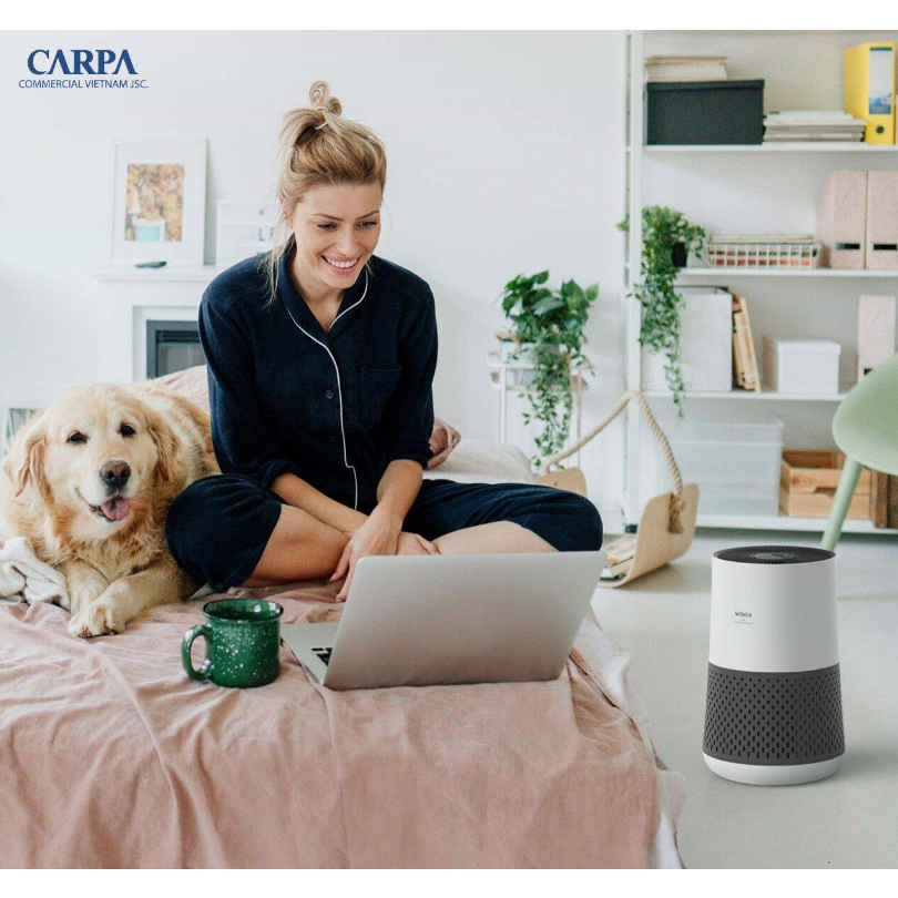 Máy Lọc Không Khí WINIX COMPACT AAPU500-JLE, Cho Phòng Lên Tới 50M2, Bộ Lọc Trước Lưới Mịn, Tiết Kiệm Năng Lượng, Có Cảm Biến Thông Minh, Chế Độ Tự Động, Nhập Khẩu Hàn Quốc, Bảo Hành 12 Tháng