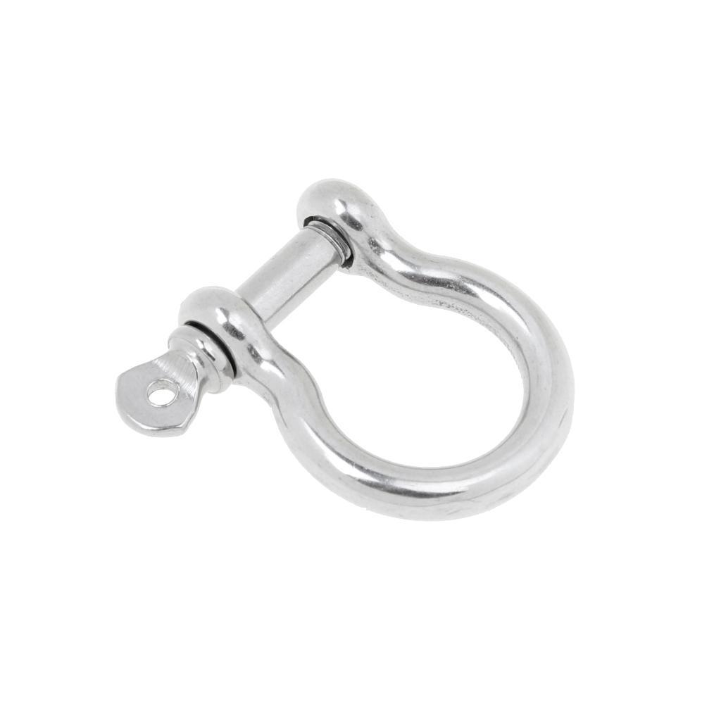 4-5pack Marine Boat Chain Rigging Bow Shackle Captive Pin 304 Stainless Steel