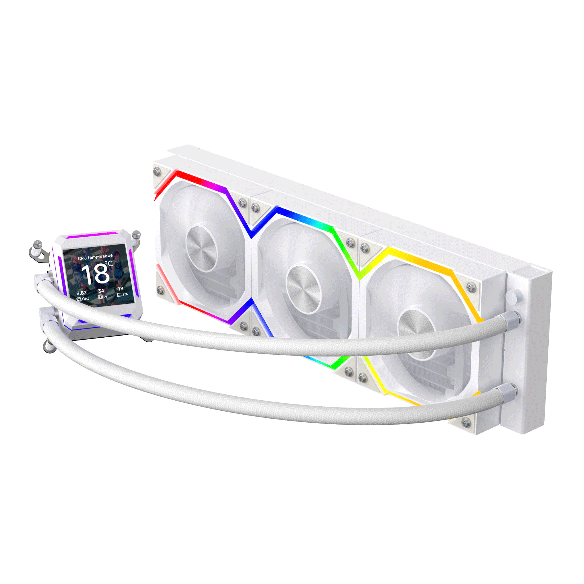 Tản Nhiệt Nước CPU Leopard 360 Astro Shell Trắng – Hàng Chính Hãng