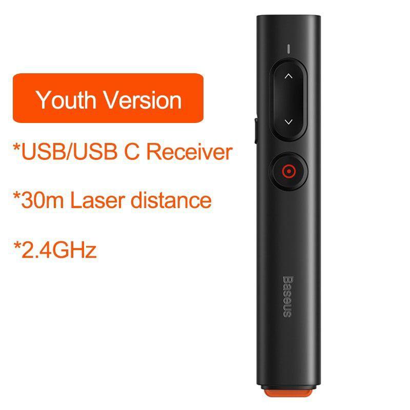 Bút Hỗ Trợ Trình Chiếu Laser Baseus Orange Dot PPT Chính Hãng -Hàng Chính Hãng