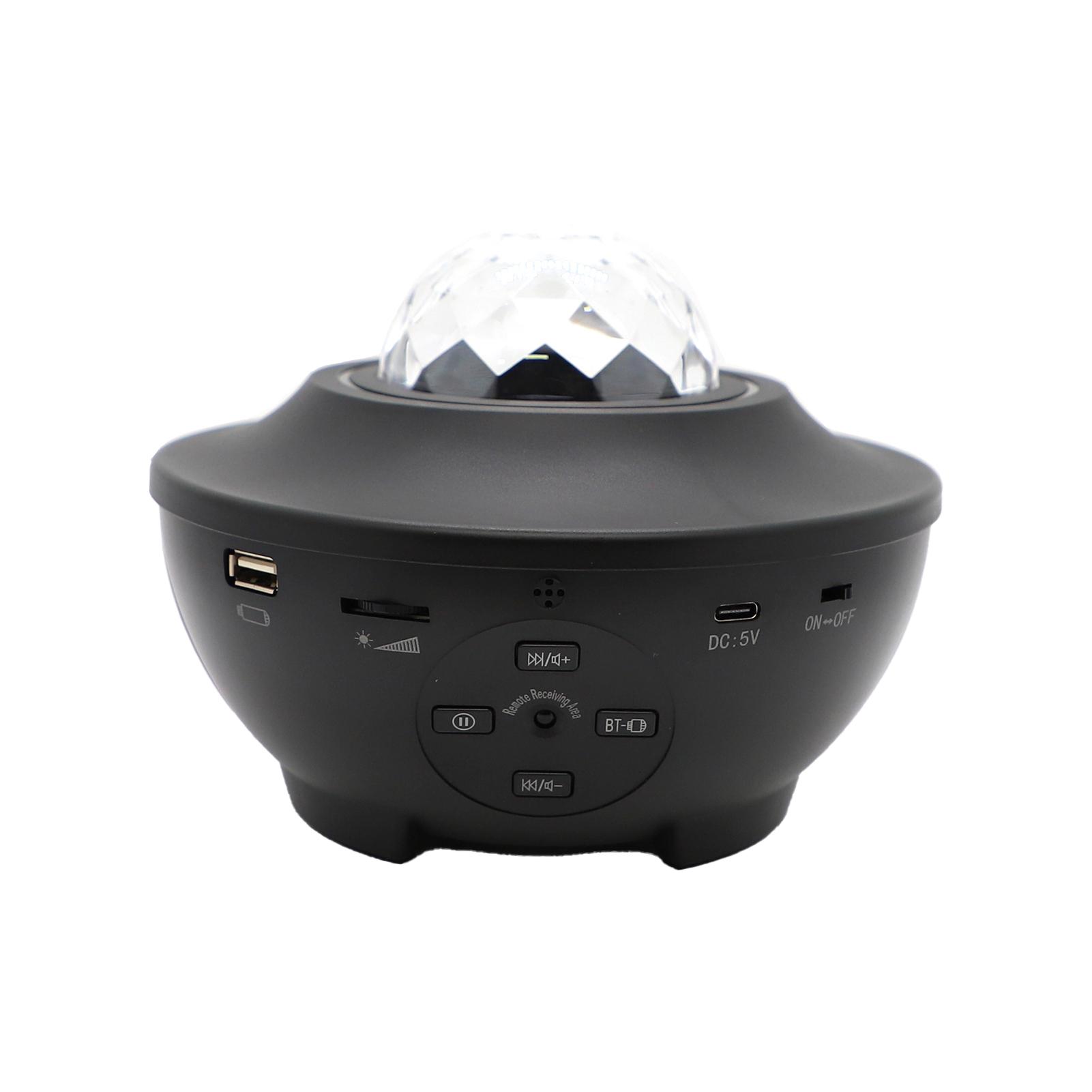 Đèn LED phản chiếu ngôi sao tạo hiệu ứng dải ngân có nhạc BT 10 Màu sắc có Voice & Ứng dụng & Điều khiển từ xa