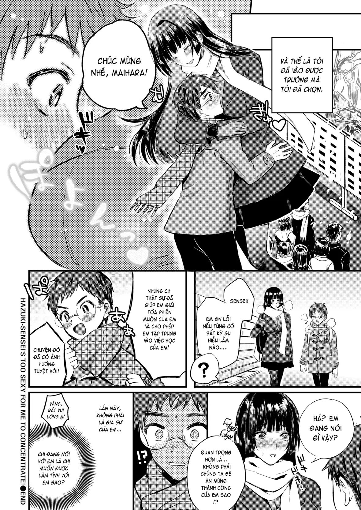 hazuki sensei quá sexy làm tôi không tập trung nổi chapter 1 4