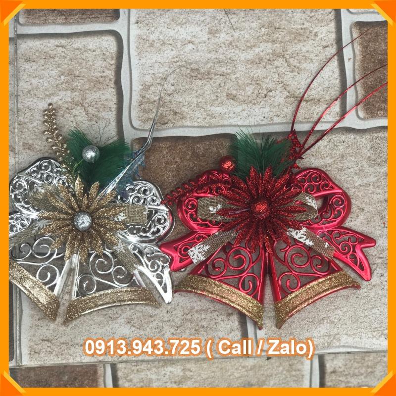 Chuông treo trang trí cây thông noel xinh xắn đẹp mắt, chuông mẫu đẹp trang trí cây thông Noel