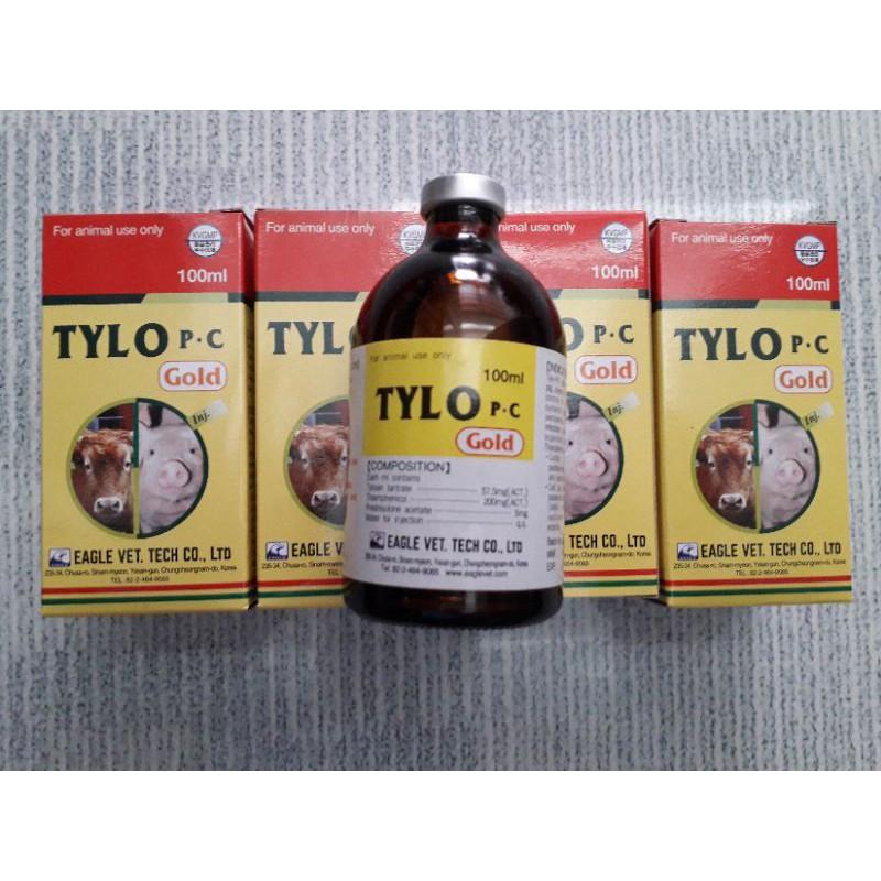 Tylo PC gold. chích. viêm phổi, thương hàn