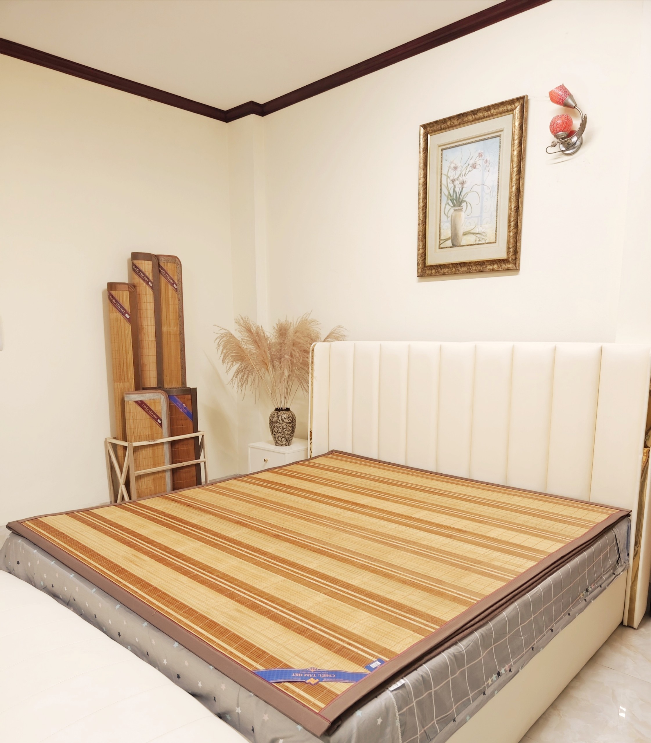 Chiếu tăm H&amp;T 1,8m x 2m (cây thẳng) - Hàng chính hãng H&amp;T sản xuất 100% tại Lạng Sơn - Màu tự nhiên