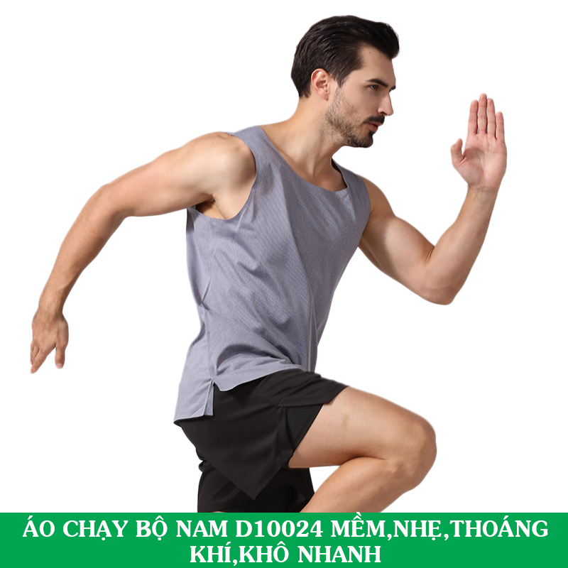 Áo Chạy Bộ Tập Gym Nhẹ,Thoáng Khí D10024