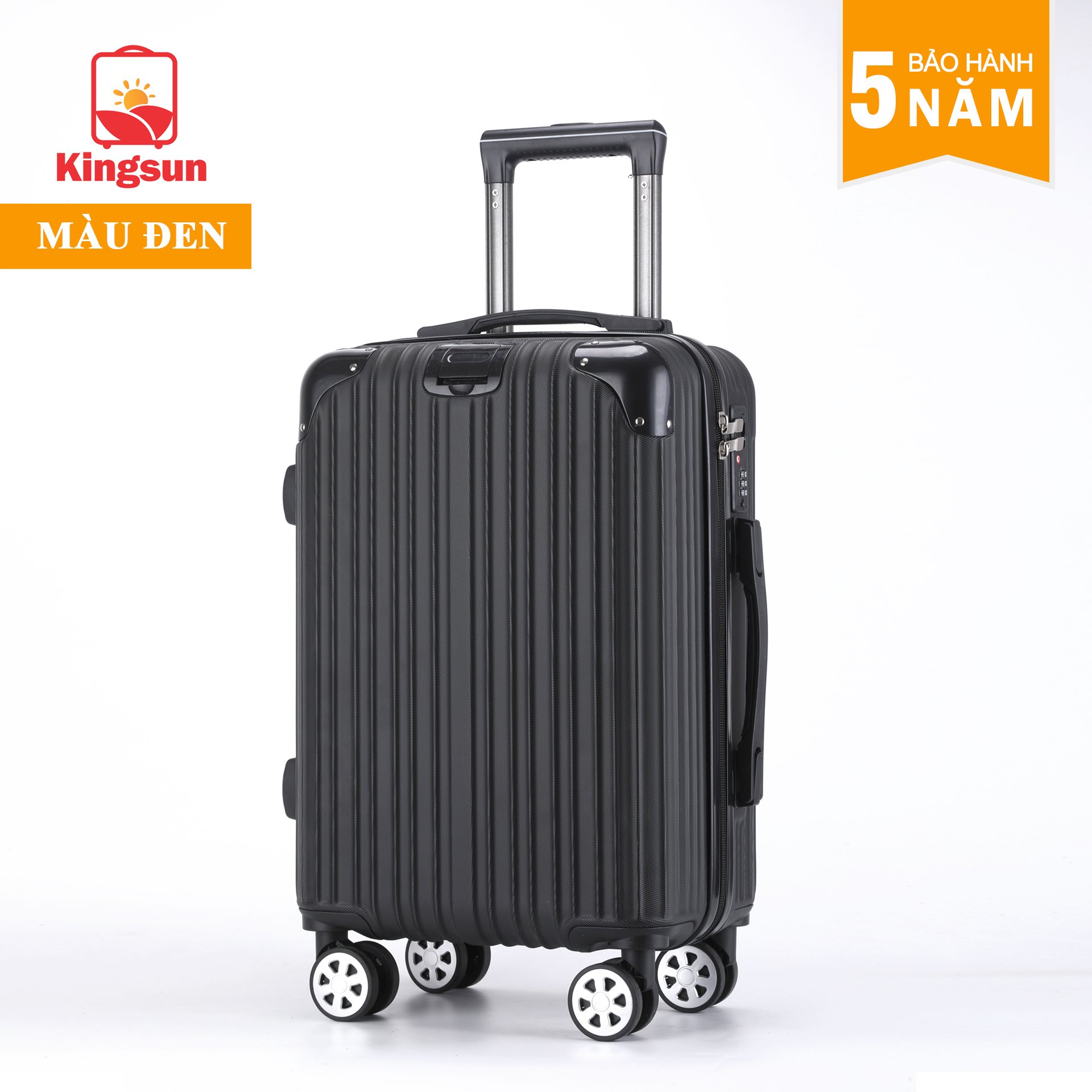 Vali du lịch kéo Kingsun cao cấp Size 24inch KS-033 - Đen