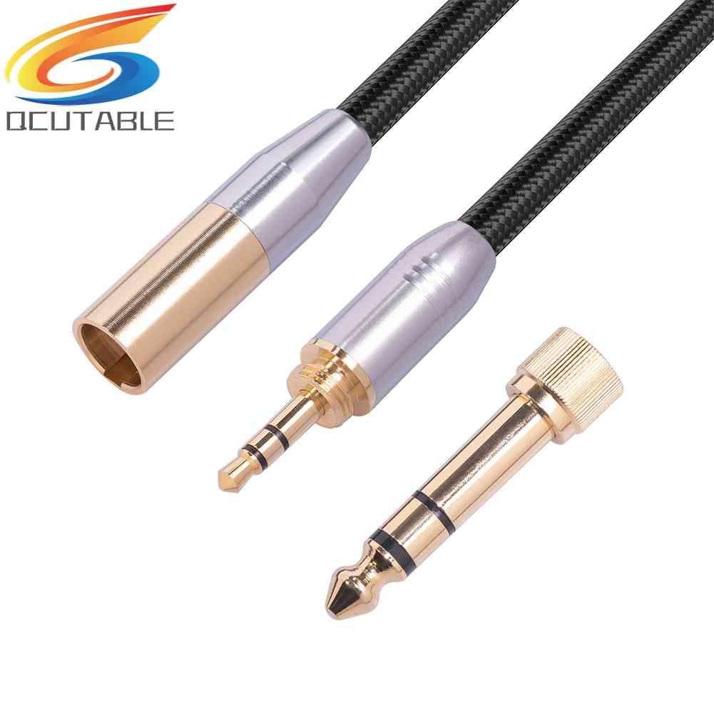 Cáp Chuyển Đổi 0.3m Jack 3.5mm Sang 3-Pin XLR Cho Tai Nghe / Camera