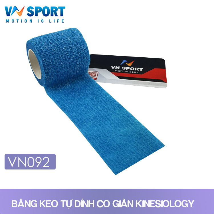 Băng Keo Thể Thao Tự Dính Kinesiology, Băng Keo Quấn Cổ Chân, Băng keo Quấn Cổ Tay Cho Các Bộ Môn Thể Thao VN092