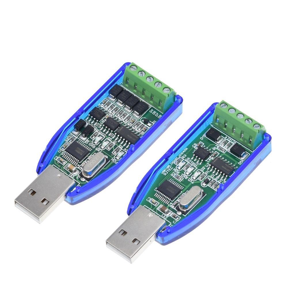 Công Nghiệp USB Sang RS485 422 CH340G Bộ Chuyển Đổi Bảo Vệ Nâng Cấp Bộ Chuyển Đổi Khả Năng Tương Thích Tiêu Chuẩn RS-485 Một Cổng Kết Nối Mô-đun